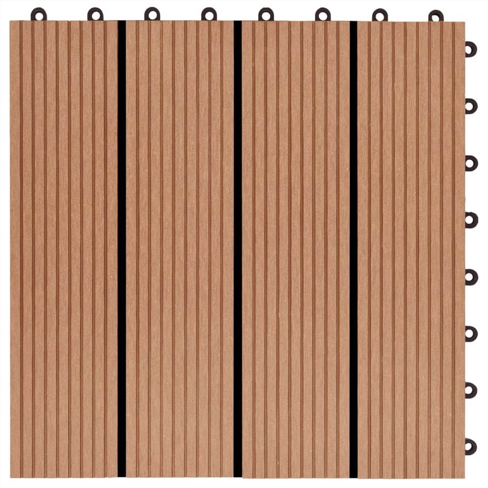 22 pcs Decking Tiles 30x30cm 2 sqm WPC Grey