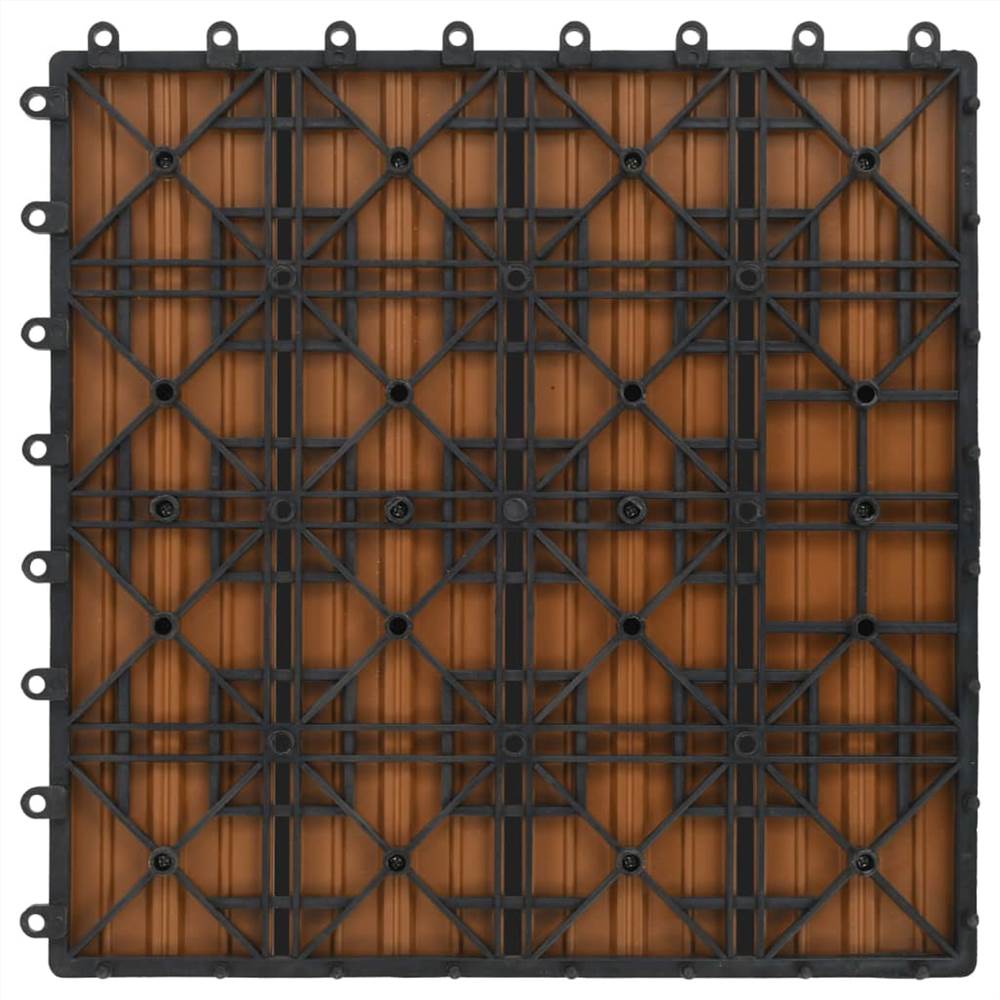 22 pcs Decking Tiles 30x30cm 2 sqm WPC Grey