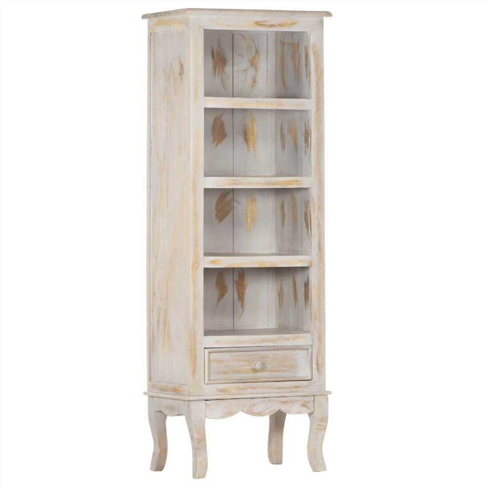 

Highboard Grey 45x30x130 cm Solid Mango Wood