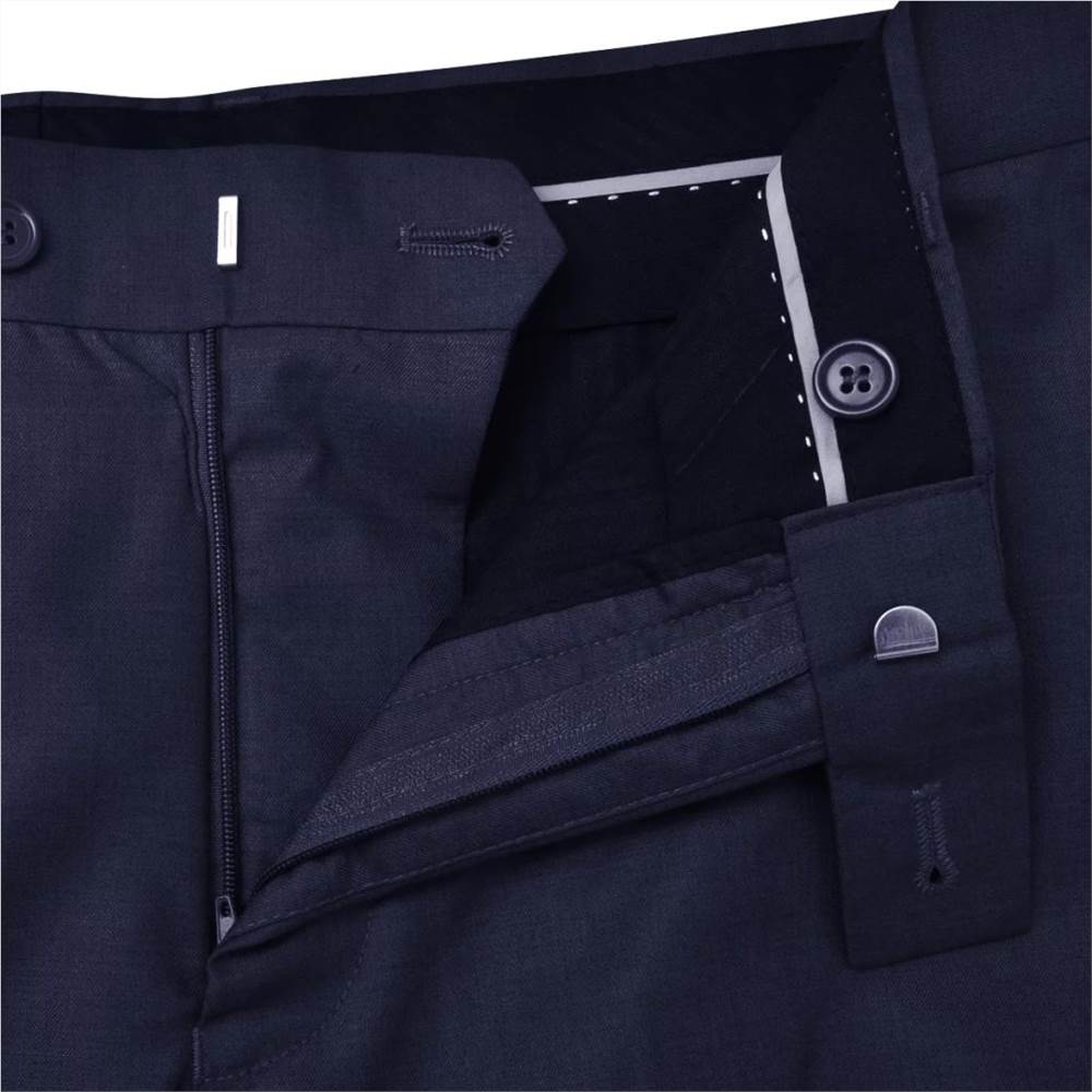 Three Piece Men’s Business Suit Size 50 Navy Blue