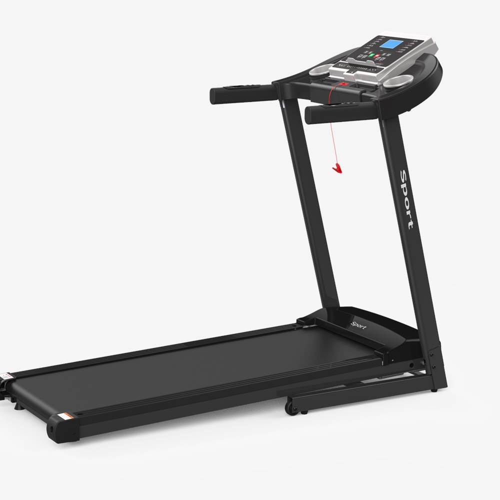 可折叠跑步机 - 黑色，Folding Treadmill