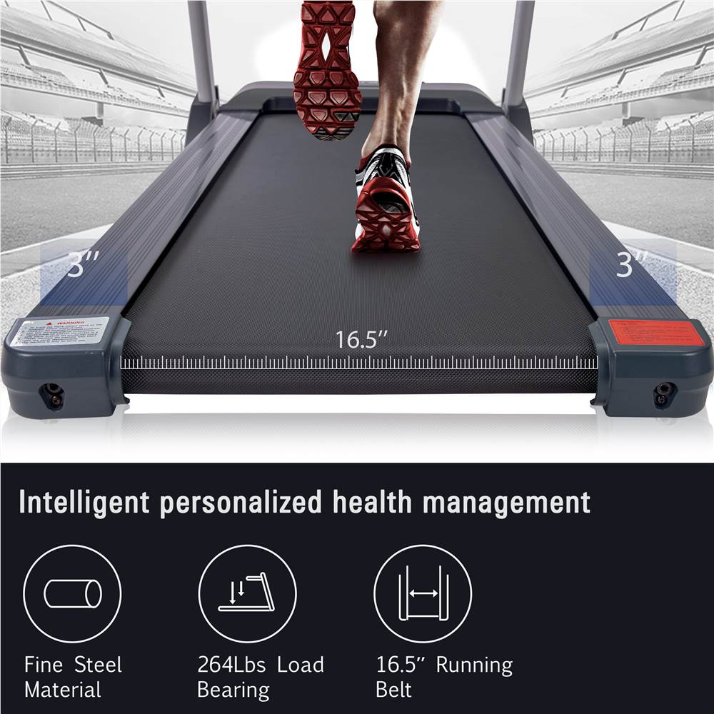 [Video Available] Folding Treadmill Electric Motorized Running Machine with Bluetooth, Speakers and 3 Incline Options