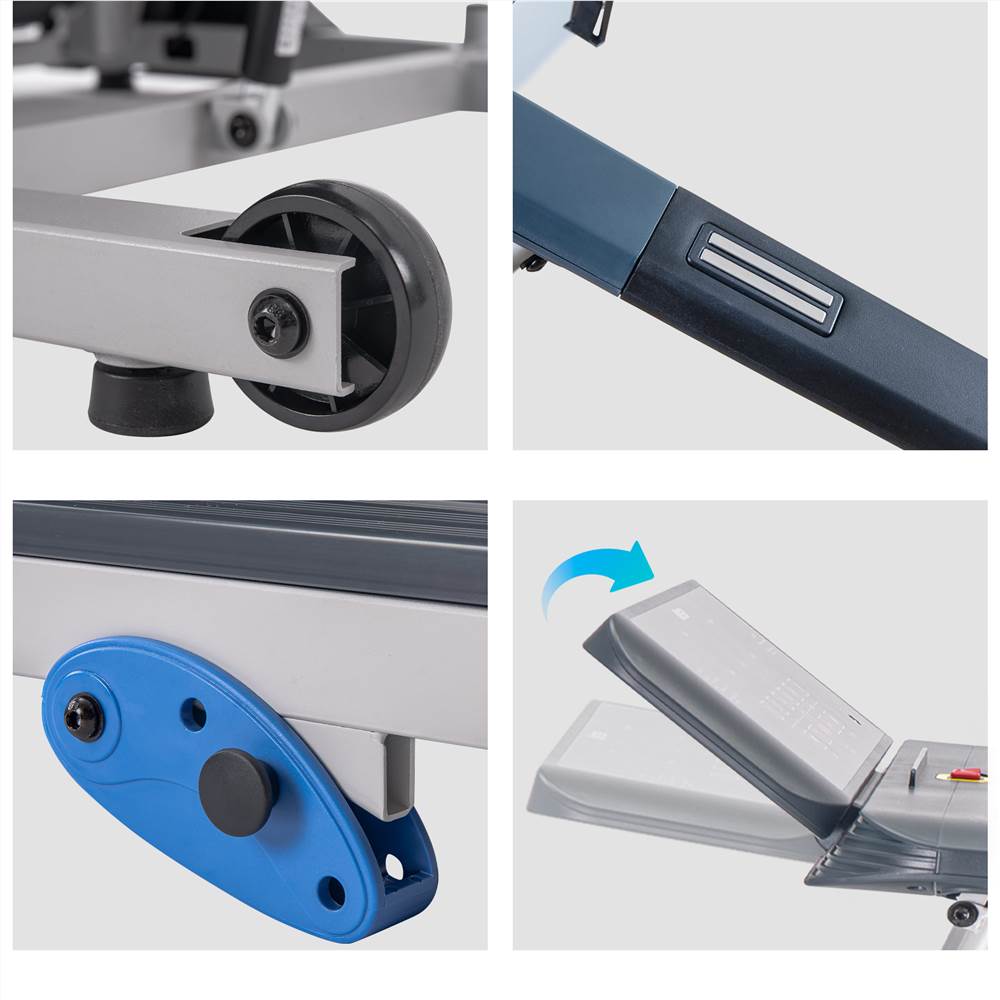 [Video Available] Folding Treadmill Electric Motorized Running Machine with Bluetooth, Speakers and 3 Incline Options