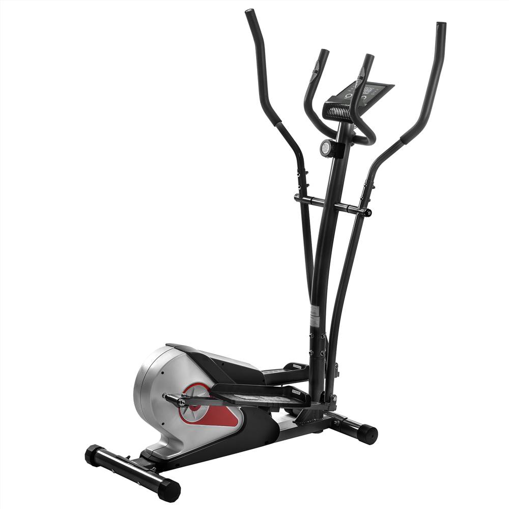 Elliptical Machine Trainer Magnetic Smooth Quiet Driven with LCD Monitor, Home Use