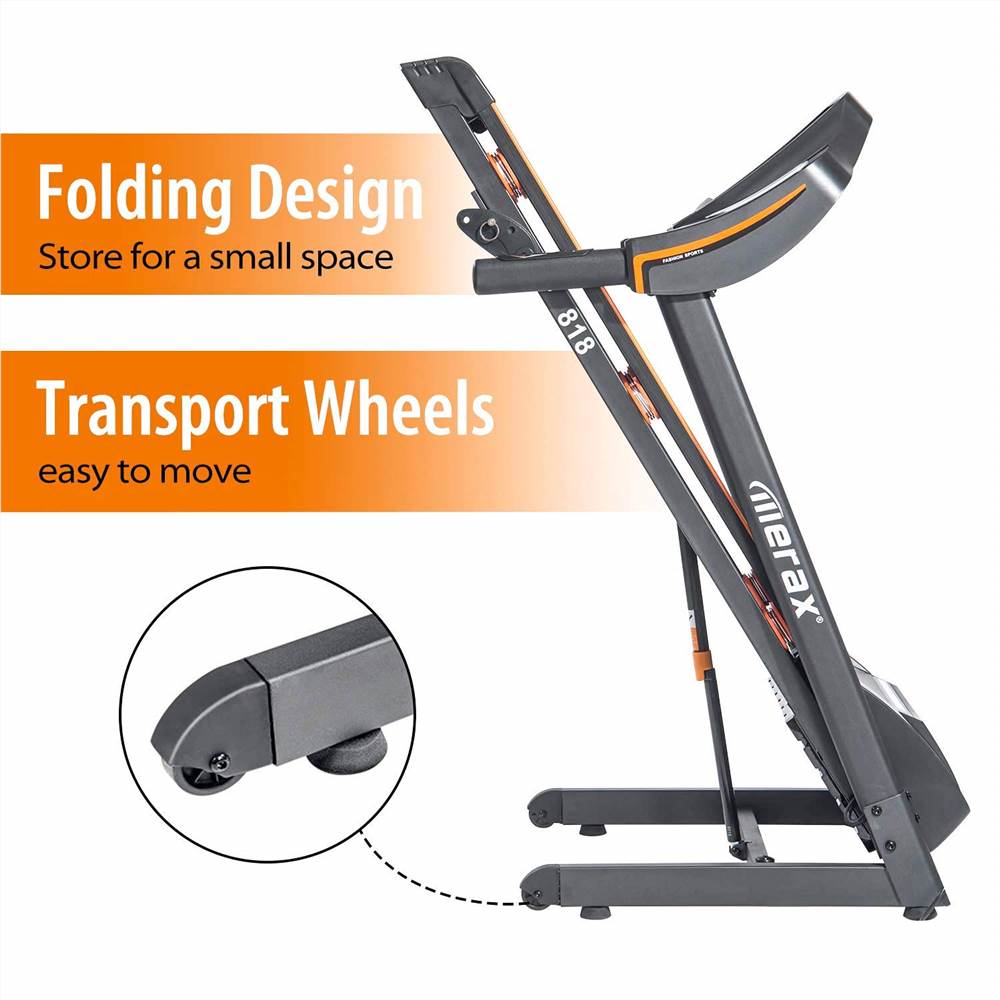 Merax New 2.25HP ElectricTreadmill Folding Motorized Running Machine w/Cushion