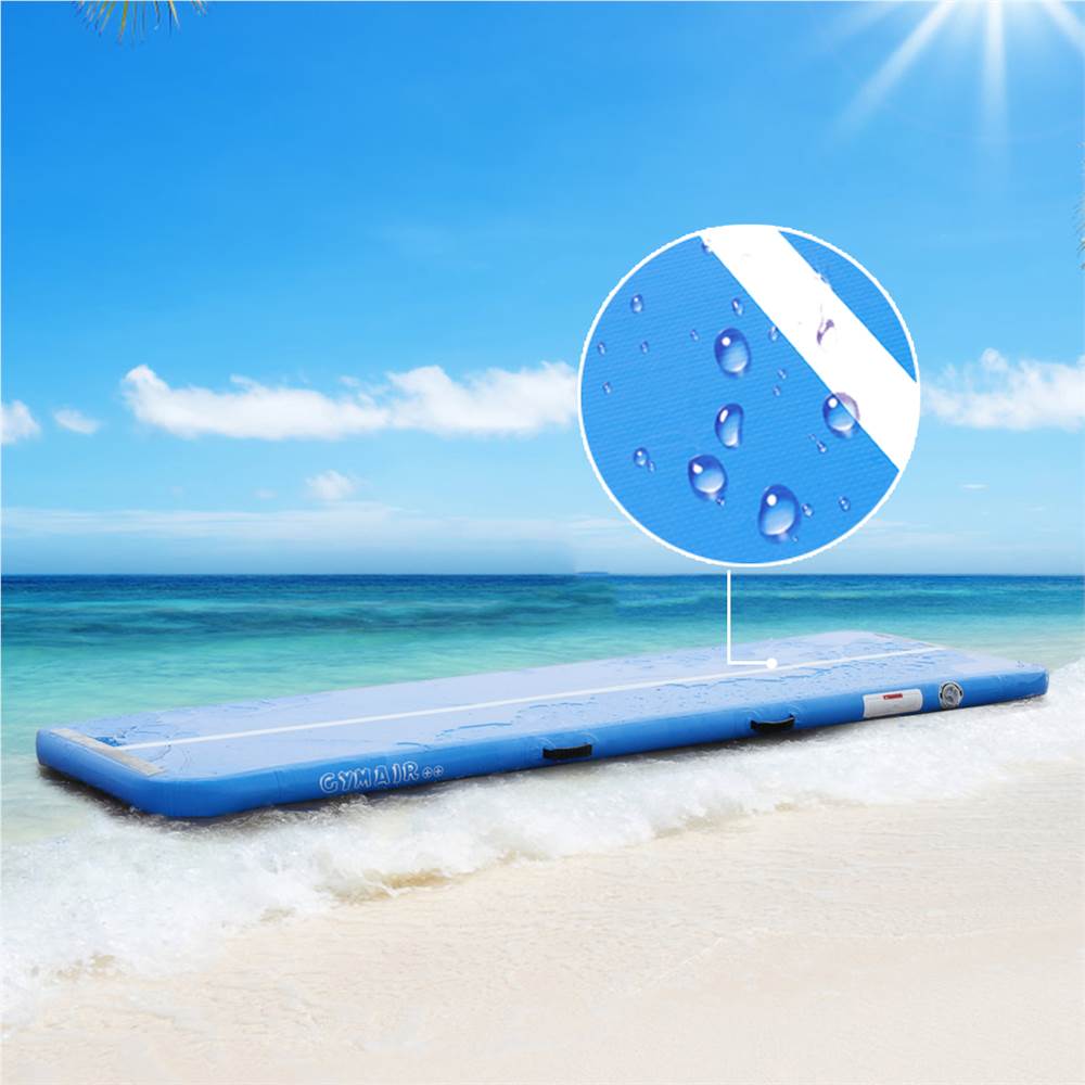 13ft Inflatable Gymnastics Air Track Tumbling Mat 4 inches Thickness Air track Mats for Home Use/Training/Cheerleading/Yoga/Water with electircal Pump