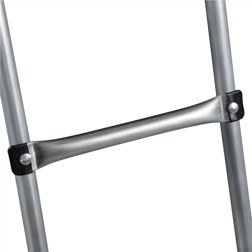 16FT Trampoline For Kids With Safety Enclosure Net, Ladder And 12 Wind Stakes, Round Outdoor Recreational Trampoline - Blue 15 16FT Trampoline for Kids with Safety Enclosure Net, Ladder and 12 Wind Stakes, Round Outdoor Recreational Trampoline