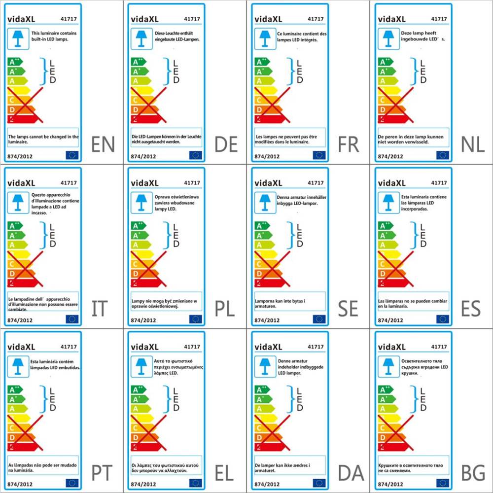 2 LED Recessed Stair Light 44 x 111 x 56 mm