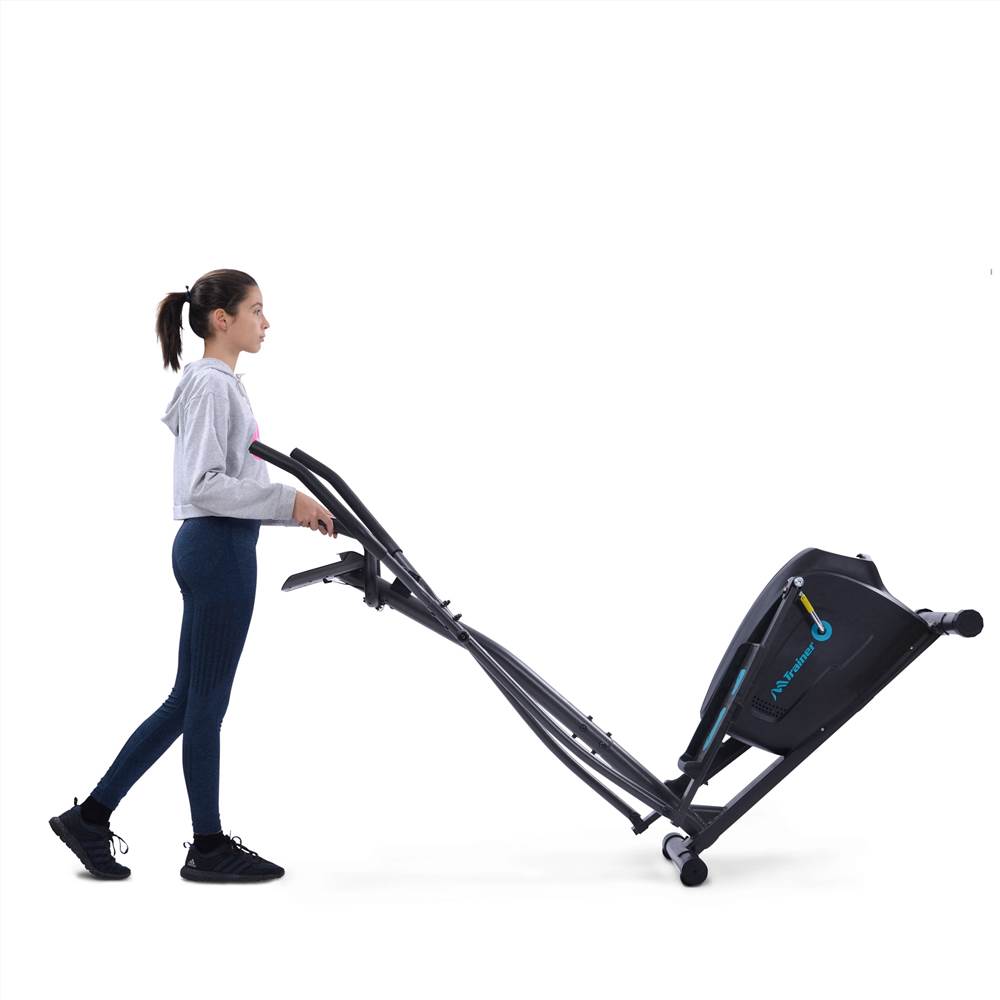 Elliptical Trainer Machine Upright Exercise Bike with 8-Level Magnetic Resistance for Home Gym Cardio Workout