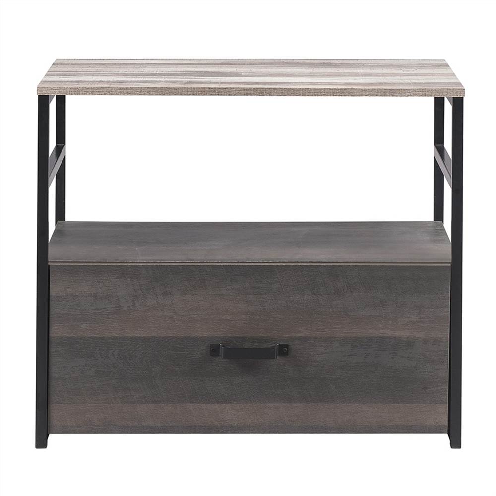 Home office Lateral File Cabinet with Drawer and Top Open Shelf, Multifunction file cabinet for Home Office , Surface Antique Standing Style, Large Filing Cabinets