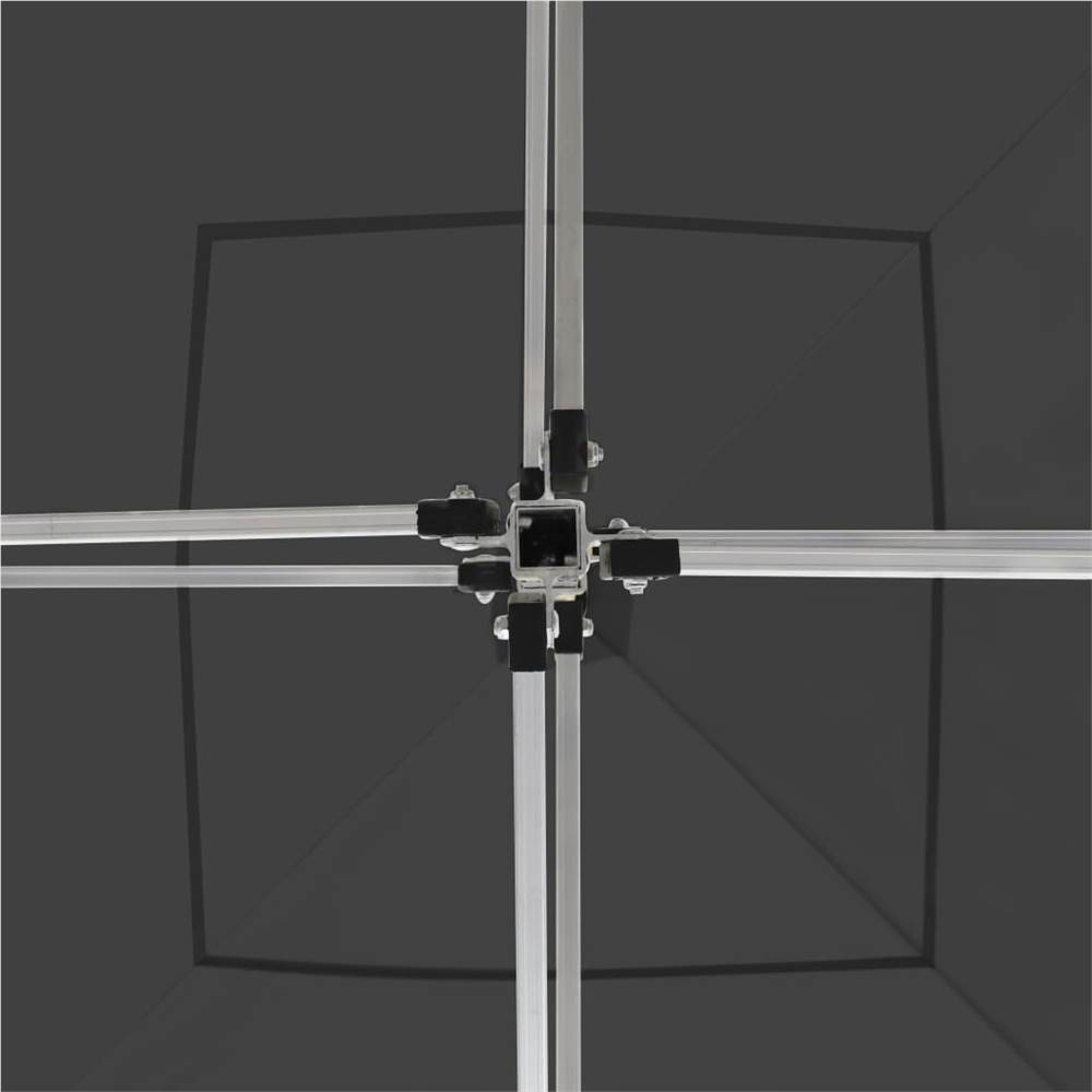 Professional Folding Party Tent Aluminium 3x3 m Anthracite