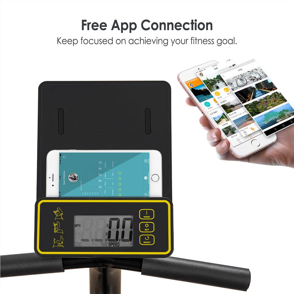 Recumbent Exercise Bike with 8-Level Resistance, Bluetooth Monitor, Easy Adjustable Seat, 380lb Weight Capacity