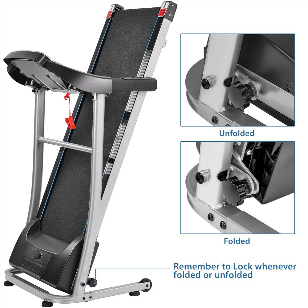 TREXM Easy Assembly Folding Electric Treadmill Motorized Running Machine