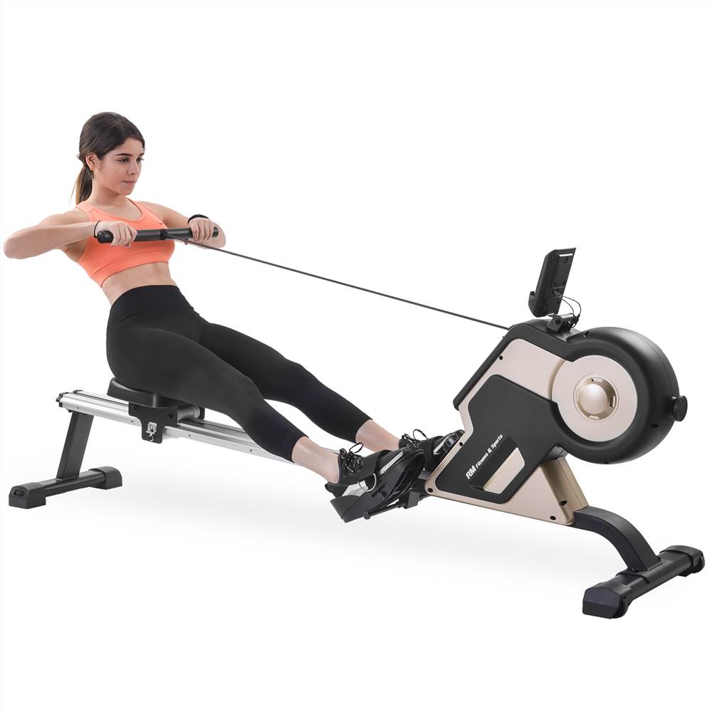 New Rowing Row Machine For Home Light & Robust LED Display Compact UK Dispatch 