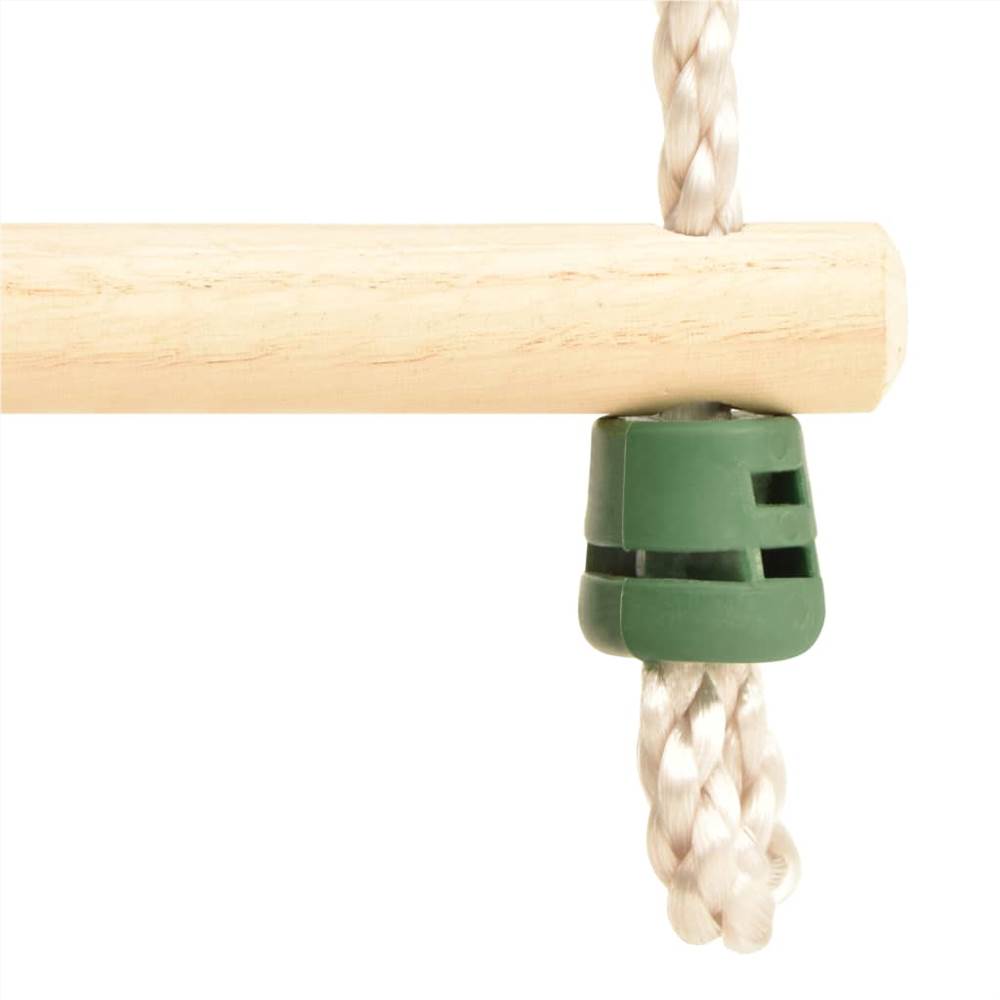 Kids Rope Ladder Solid Wood and PE 30x168 cm
