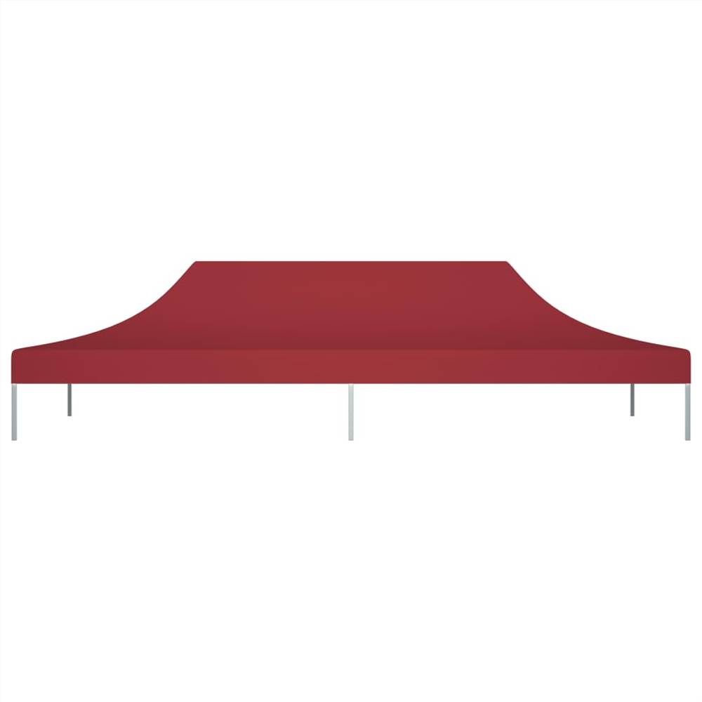 Party Tent Roof 6x3 m Burgundy 270 g/m²