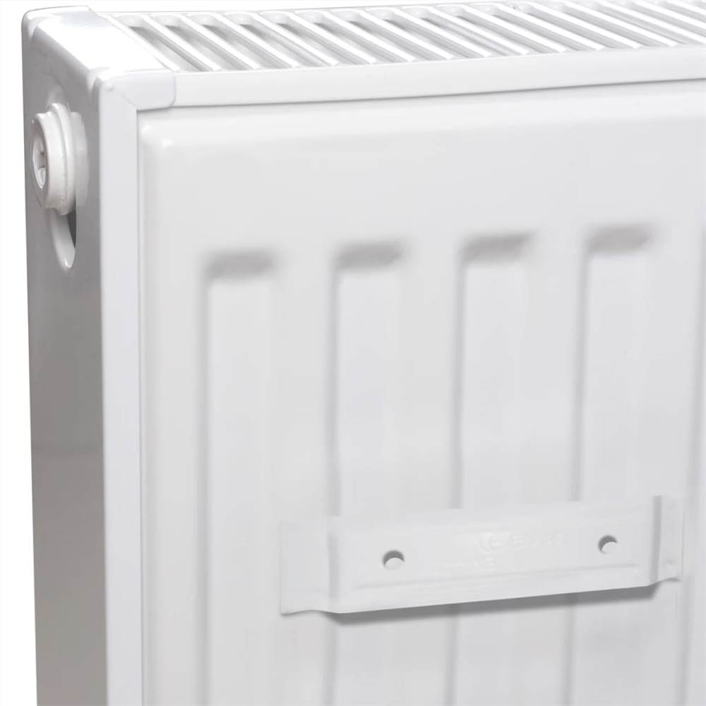 White Compact Convector Radiator Side Connectors 120 x 10 x 60 cm