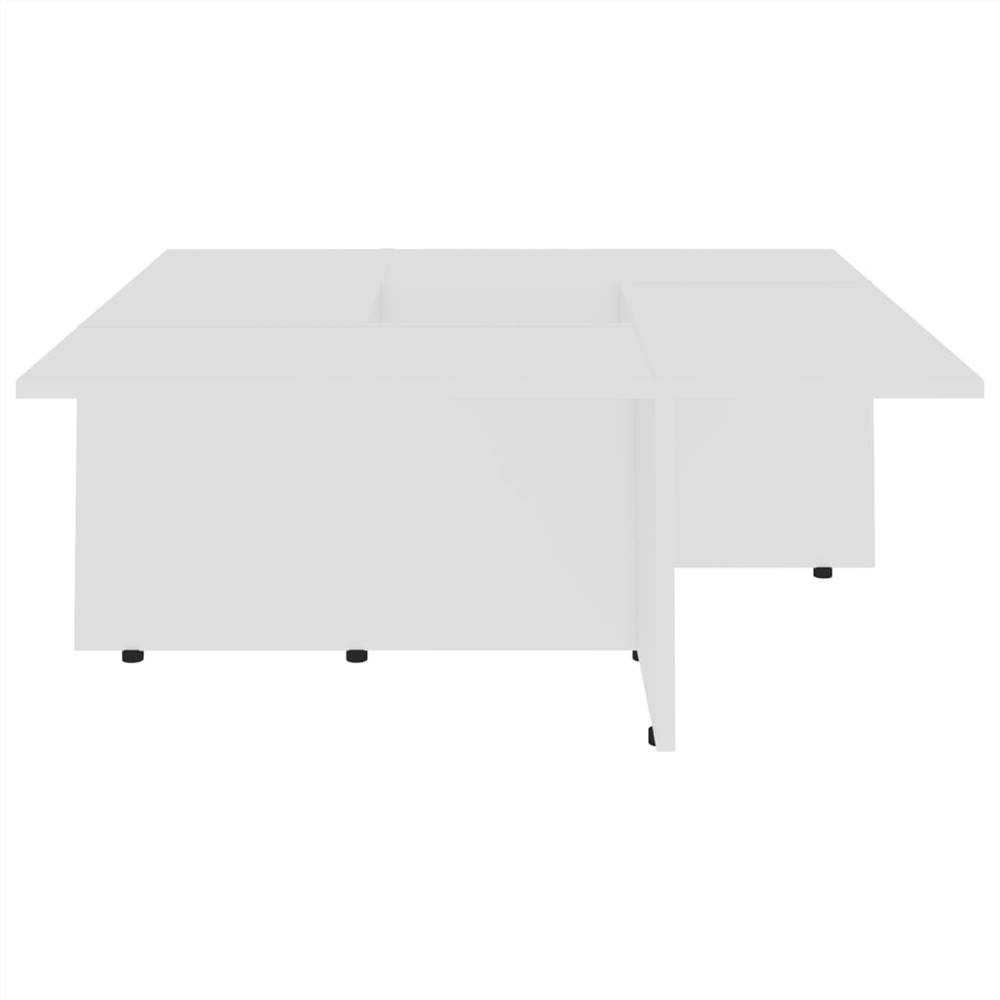 Coffee Table White 79.5x79.5x30 cm Chipboard