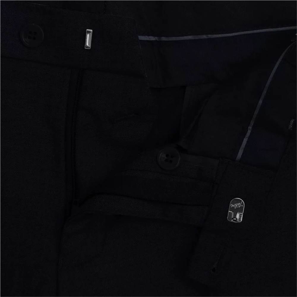 Mens Two Piece Business Suit Black Size 56