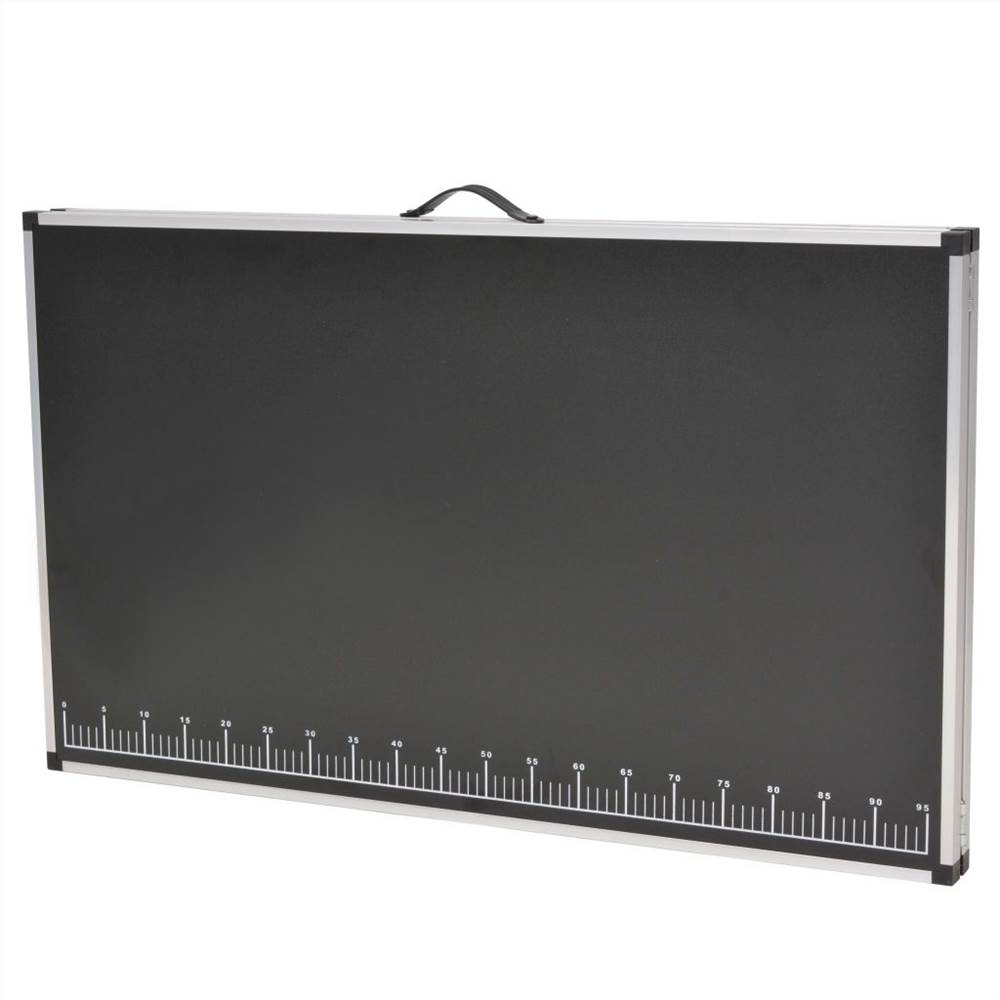 Folding Pasting Table MDF and Aluminium 200x60x78 cm