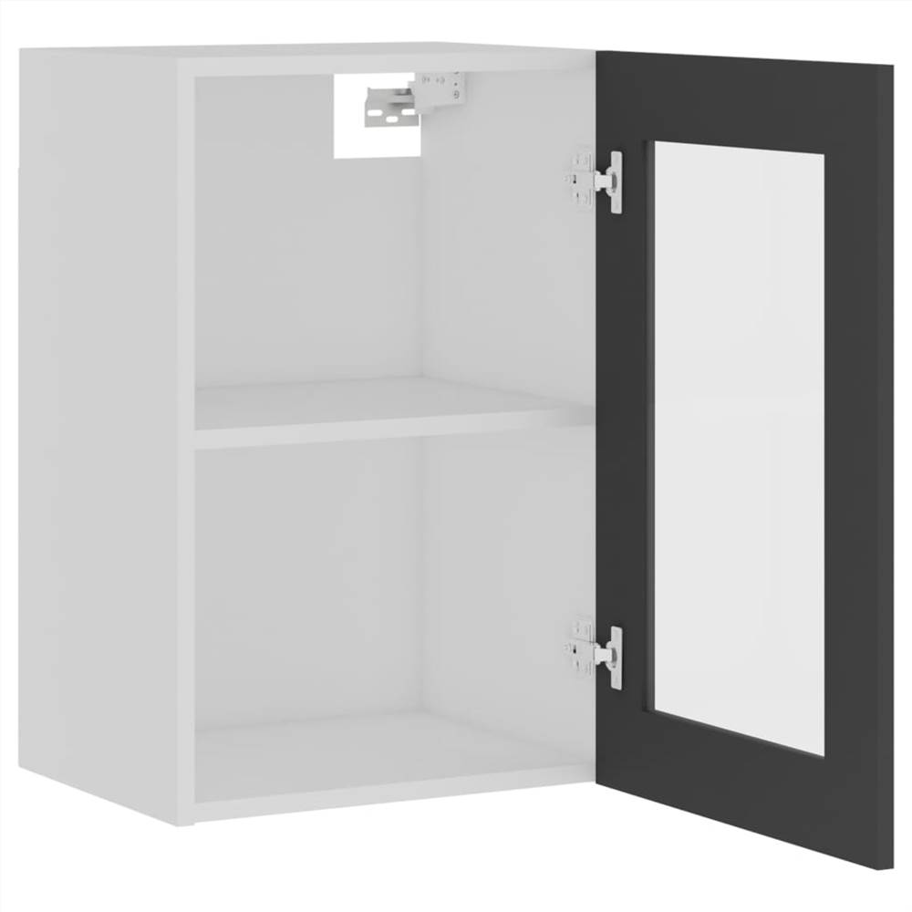 Hanging Glass Grey 40x31x60 cm Chipboard