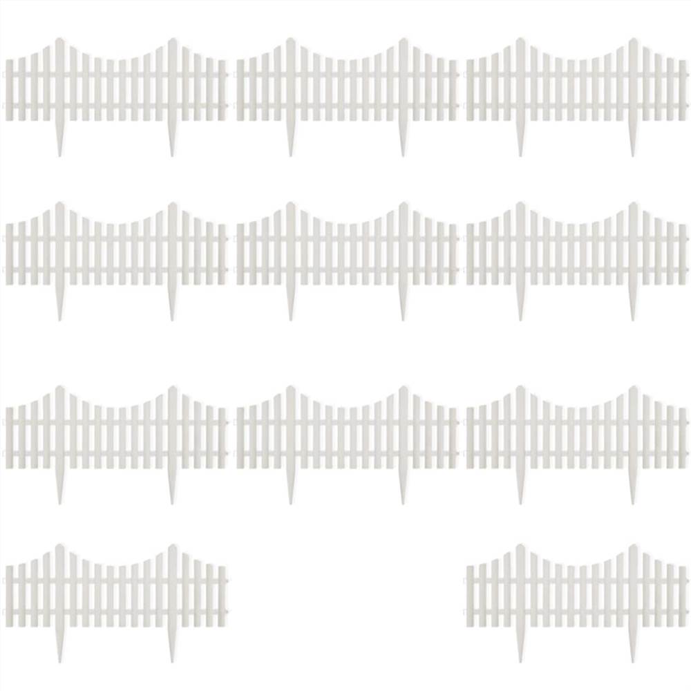 White Lawn Divider 17 pcs / 10 m