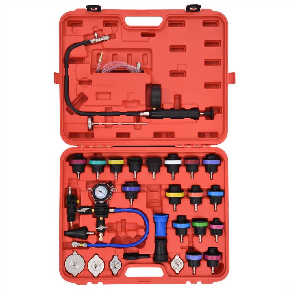 28 Piece Radiator Pressure Tester Kit