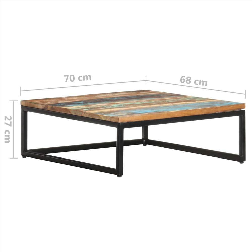 Nesting Coffee Tables 2 pcs Solid Reclaimed Wood