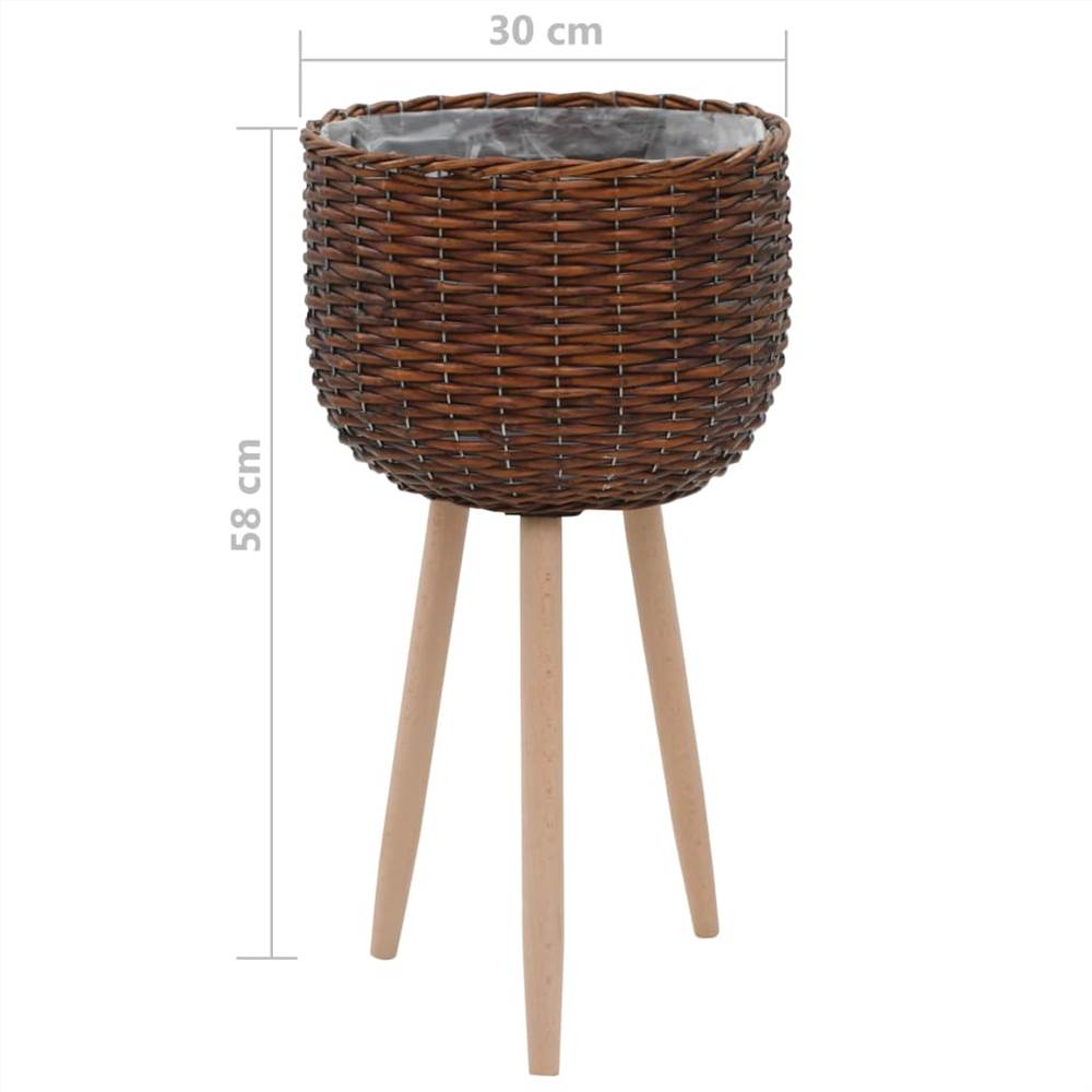 Planter Wicker with PE Lining