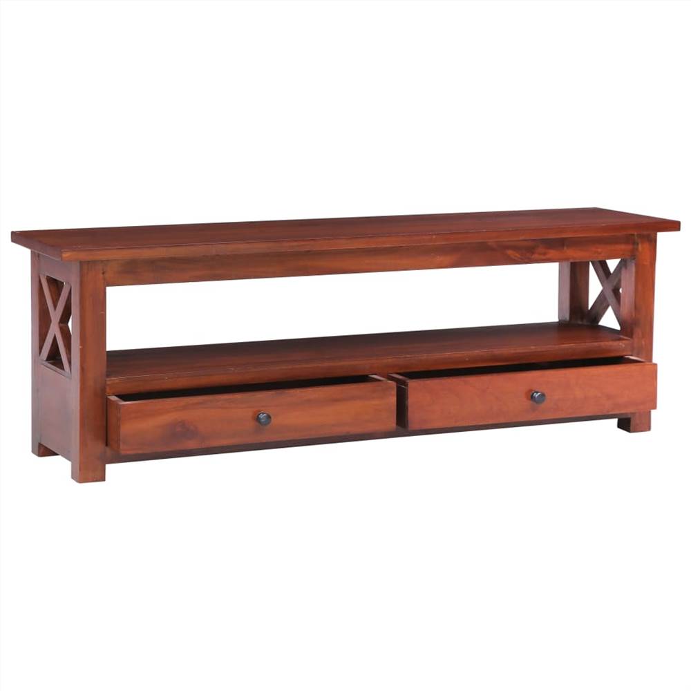 TV Cabinet Brown 120x30x40 Cm Solid Mahogany Wood 13 TV Cabinet Brown 120x30x40 cm Solid Mahogany Wood