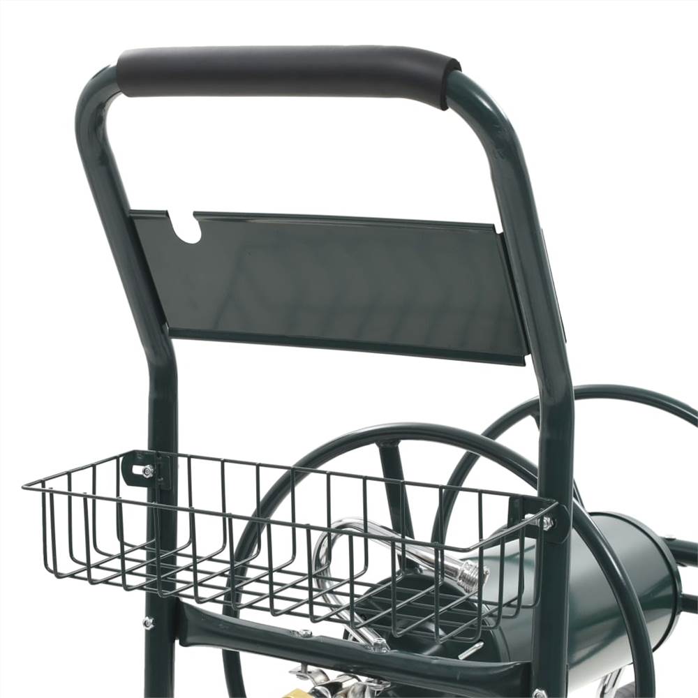 Garden Hose Trolley with 1/2" Hose Connector 75 m Steel