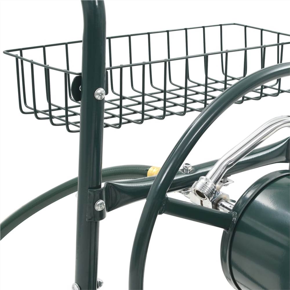 Garden Hose Trolley with 1/2" Hose Connector 75 m Steel