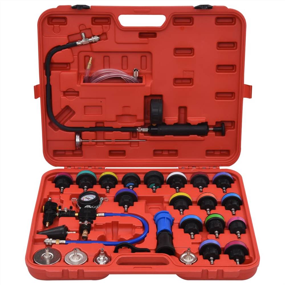 28 Piece Radiator Pressure Tester Kit