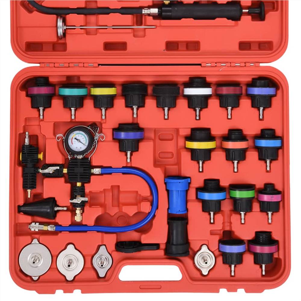 28 Piece Radiator Pressure Tester Kit