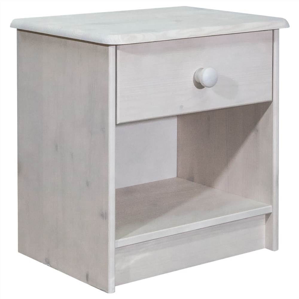 Bedside Cabinet 41x30x42 cm Solid Pine Wood