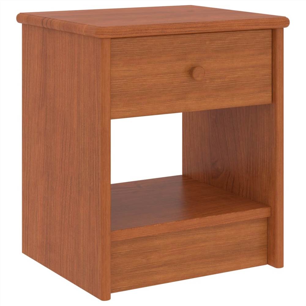 

Bedside Cabinet Honey Brown 35x30x40 cm Solid Pinewood