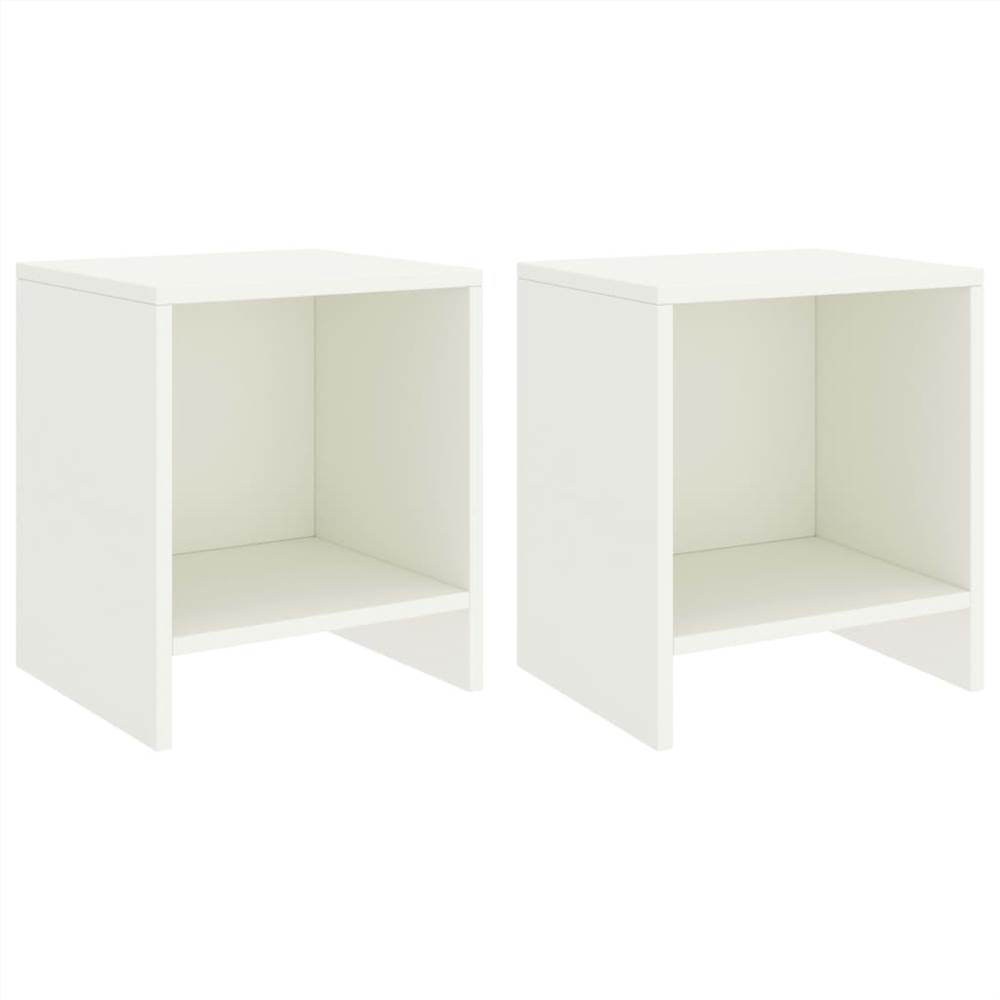 

Bedside Cabinets 2 pcs White 35x30x40 cm Solid Pinewood