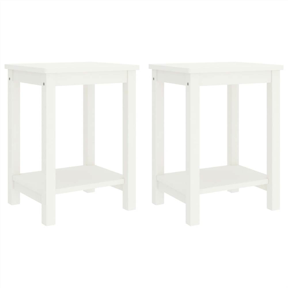 

Bedside Cabinets 2 pcs White 35x30x47 cm Solid Pinewood