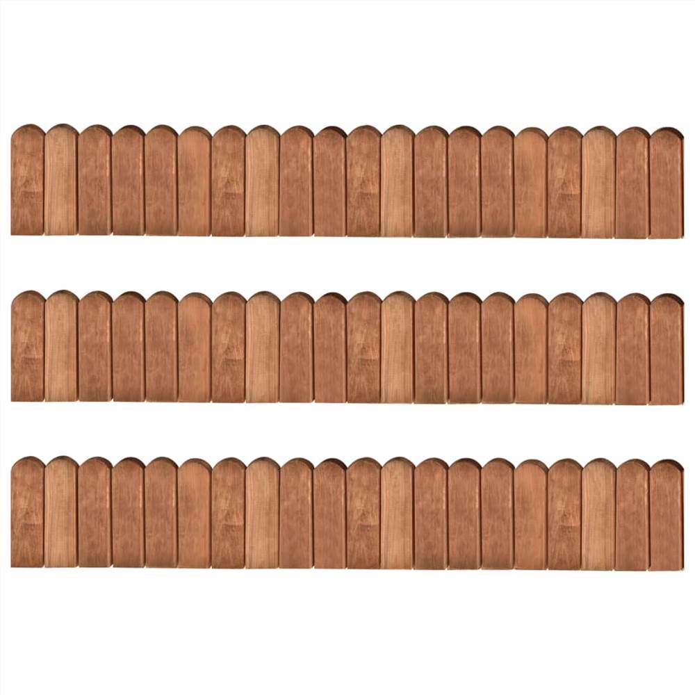 

Border Rolls 3 pcs 120 cm Impregnated Pinewood