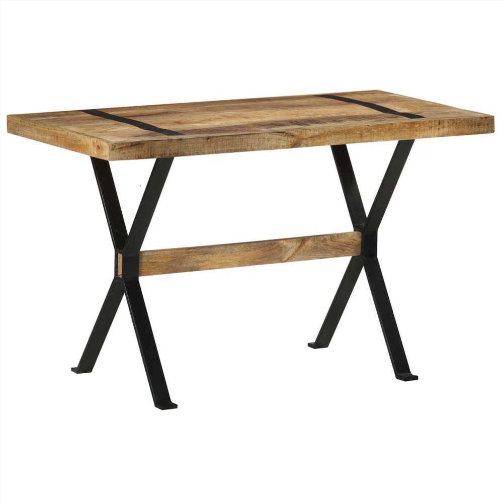 

Dining Table 120x60x76 cm Rough Mango Wood