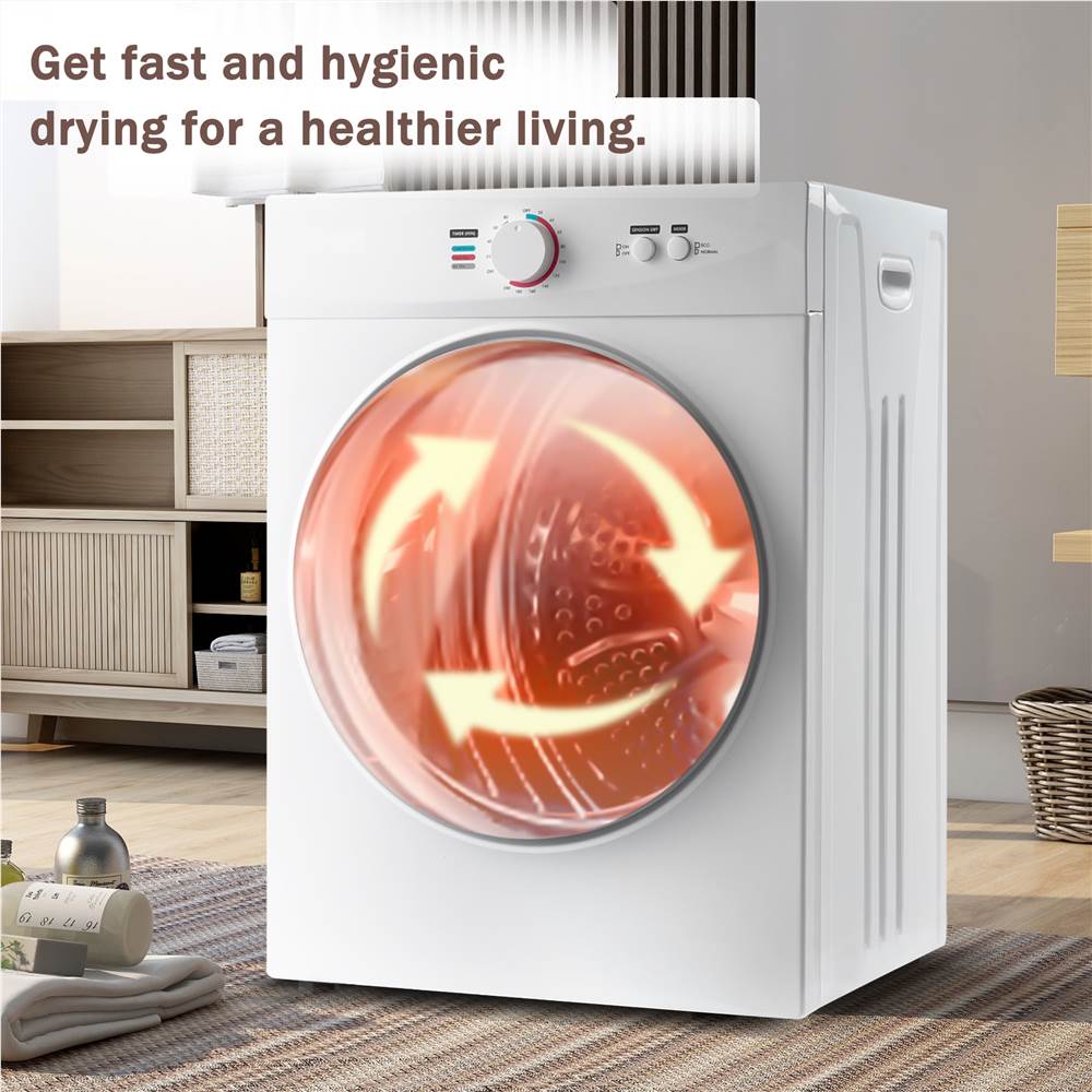 Best deal π₯ Portable Smart Dryer 1020W Power 5 Drying Modes Knob Control Capacity 6.6LBS, for Family, Dormitories, Apartments, RVs - White π 18 ES196724AAK