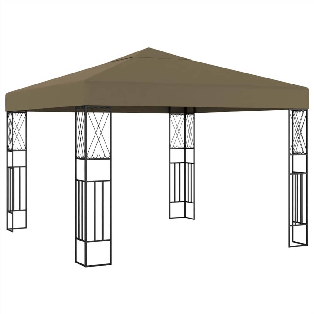 

Gazebo 3x3 m Taupe Fabric