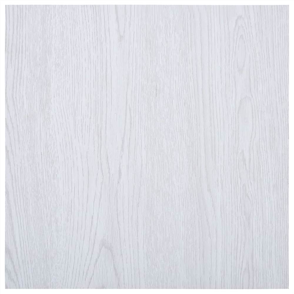 

Self-adhesive Flooring Planks 5.11 m² PVC White