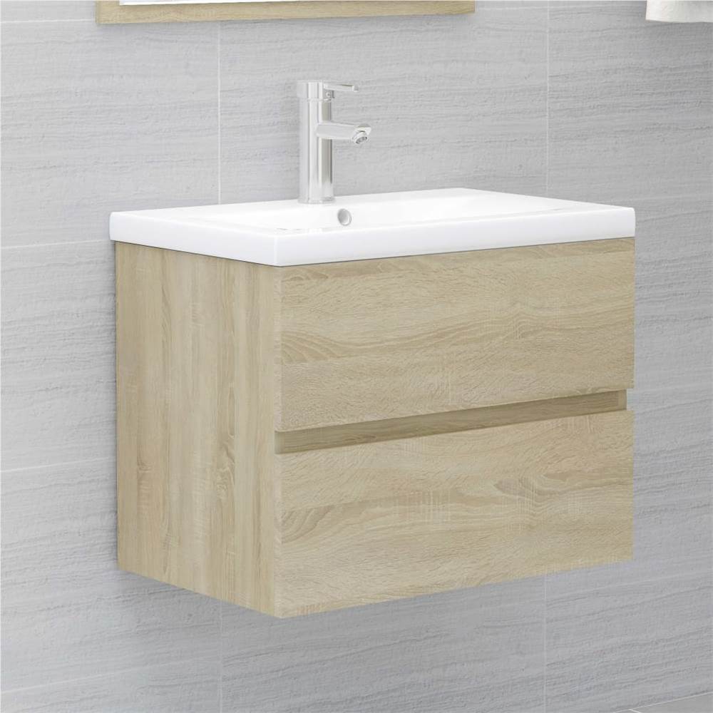 

Sink Cabinet Sonoma Oak 60x38.5x45 cm Chipboard