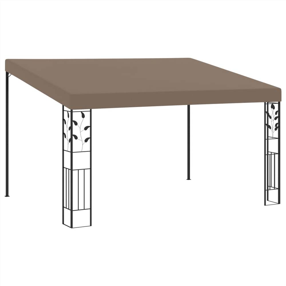 

Wall-mounted Gazebo 4x3x2.5 m Taupe