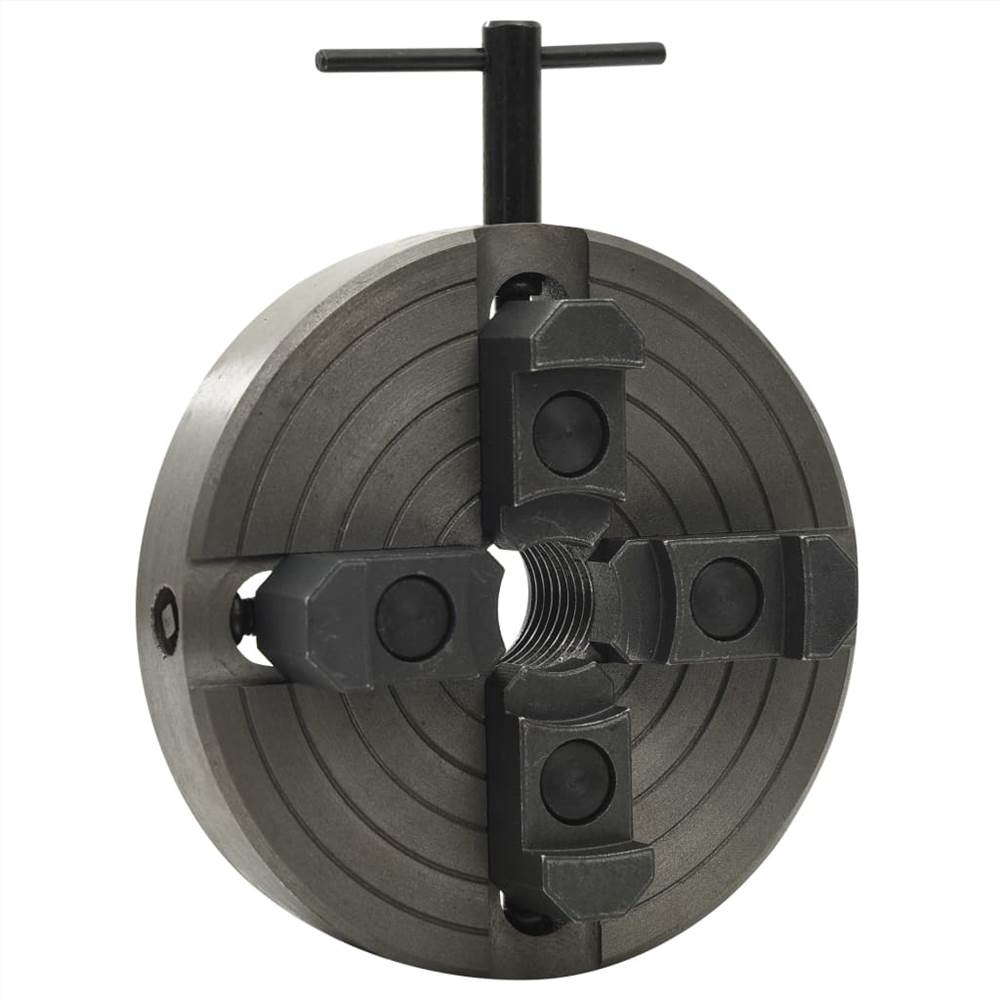 

4 Jaw Wood Chuck with M33 Connection Steel Black 150x63 mm
