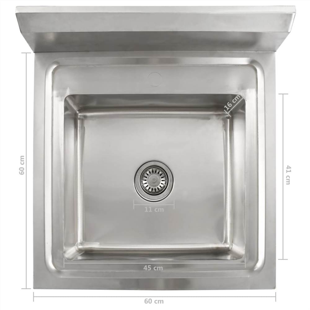 Kitchen Sink Single Basin Stainless Steel