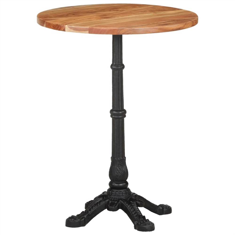 

Bistro Table Ø60x76 cm Solid Acacia Wood