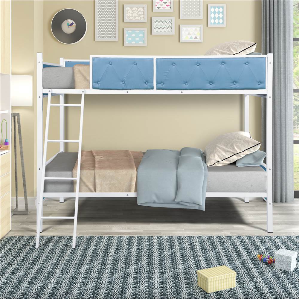 Metal Bunk Bed Frame With Ladder And, Metal Bunk Bed Assembly