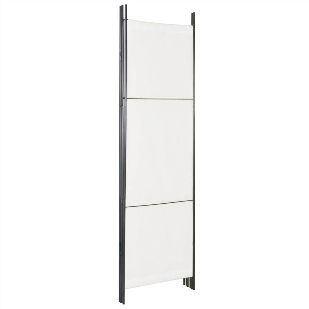 3-Panel Room Divider White 150x180 cm